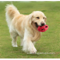 Hollow Rubber Interactive Dog Toy Ball Rugby